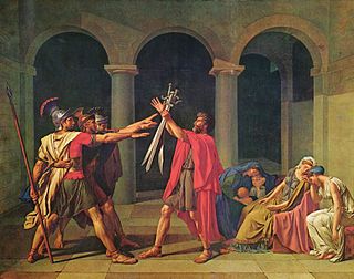 Oath of the Horatii (1784), by Jacques-Louis David